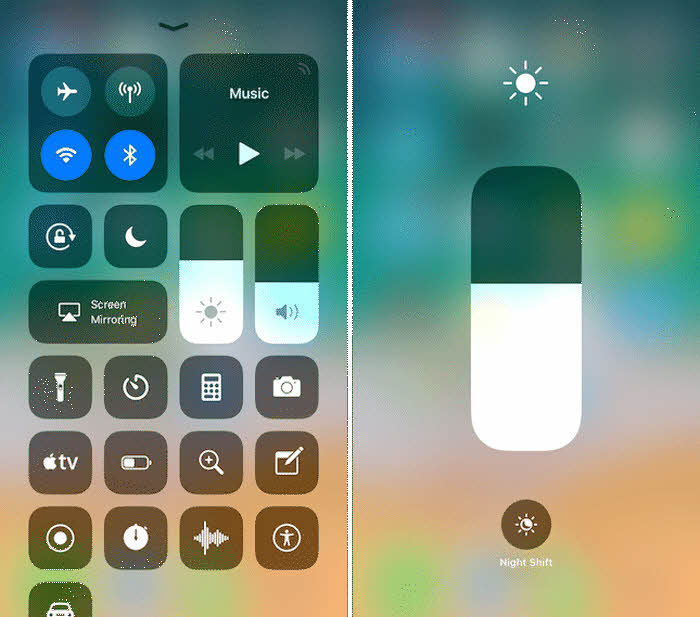 iOS 11 hidden features - Manual lighting setting