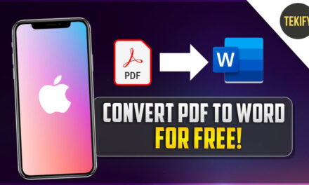 Convert PDF to Word on iPhone Easily