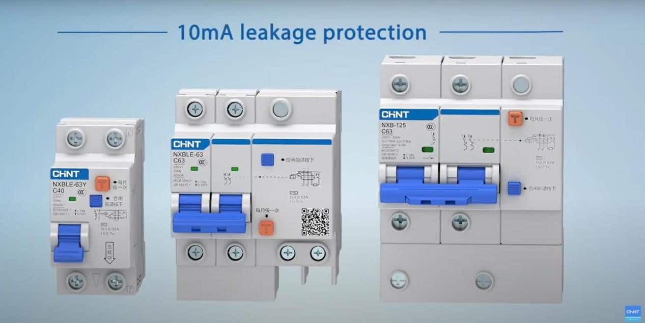 Residual current operated circuit breakers