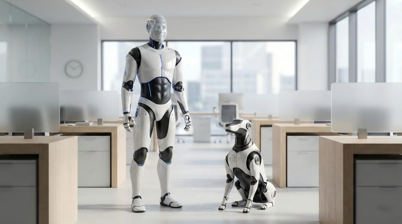 Side-by-side comparison of FF Master and Agibot Lingxi X2