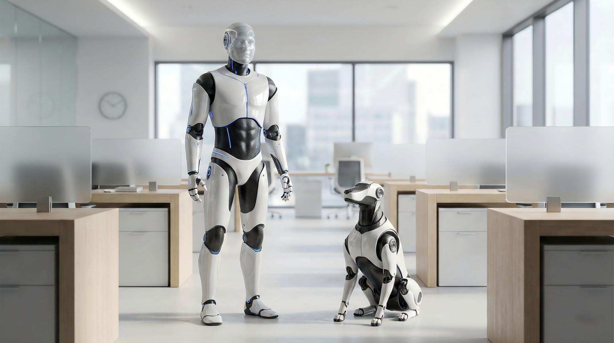 Side-by-side comparison of FF Master and Agibot Lingxi X2