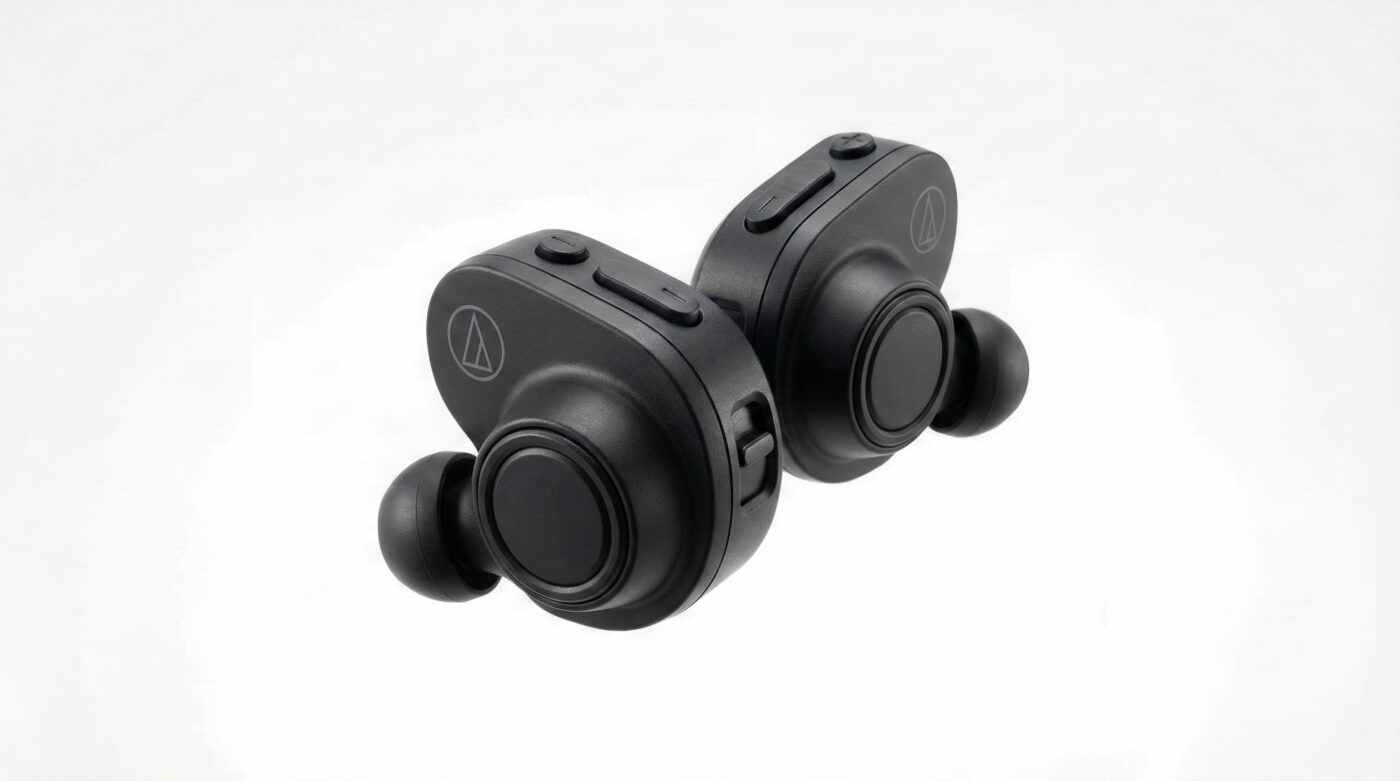 ATH-CKS50TW2 magnetic snap power saving design