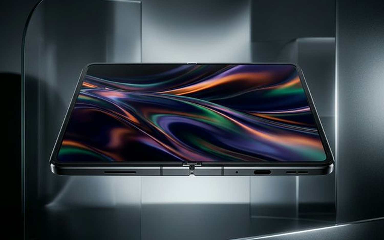 OPPO Find N6 unfolded showing zero-feel crease inner display in hands-on review 2026