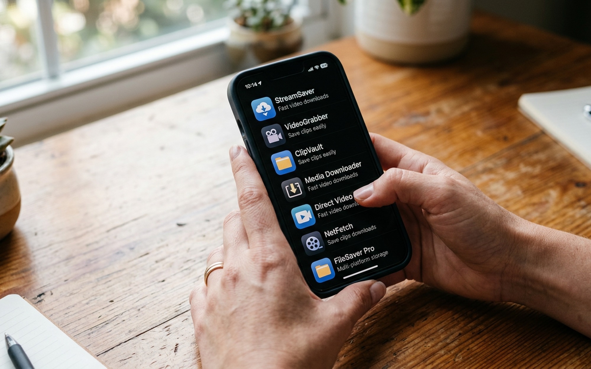 Comparison chart of best free video downloader apps for iPhone 2026