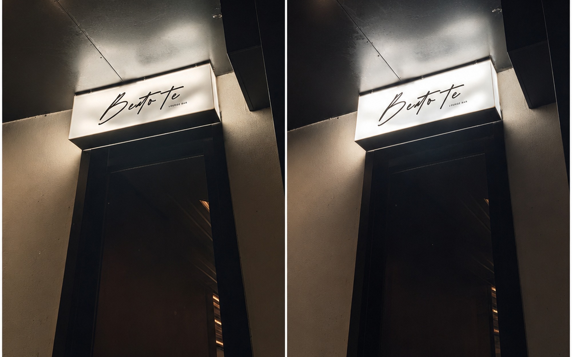 Side-by-side low-light camera comparison showing Xiaomi 17 Max versus Xiaomi 17 night photography at 47mm focal length