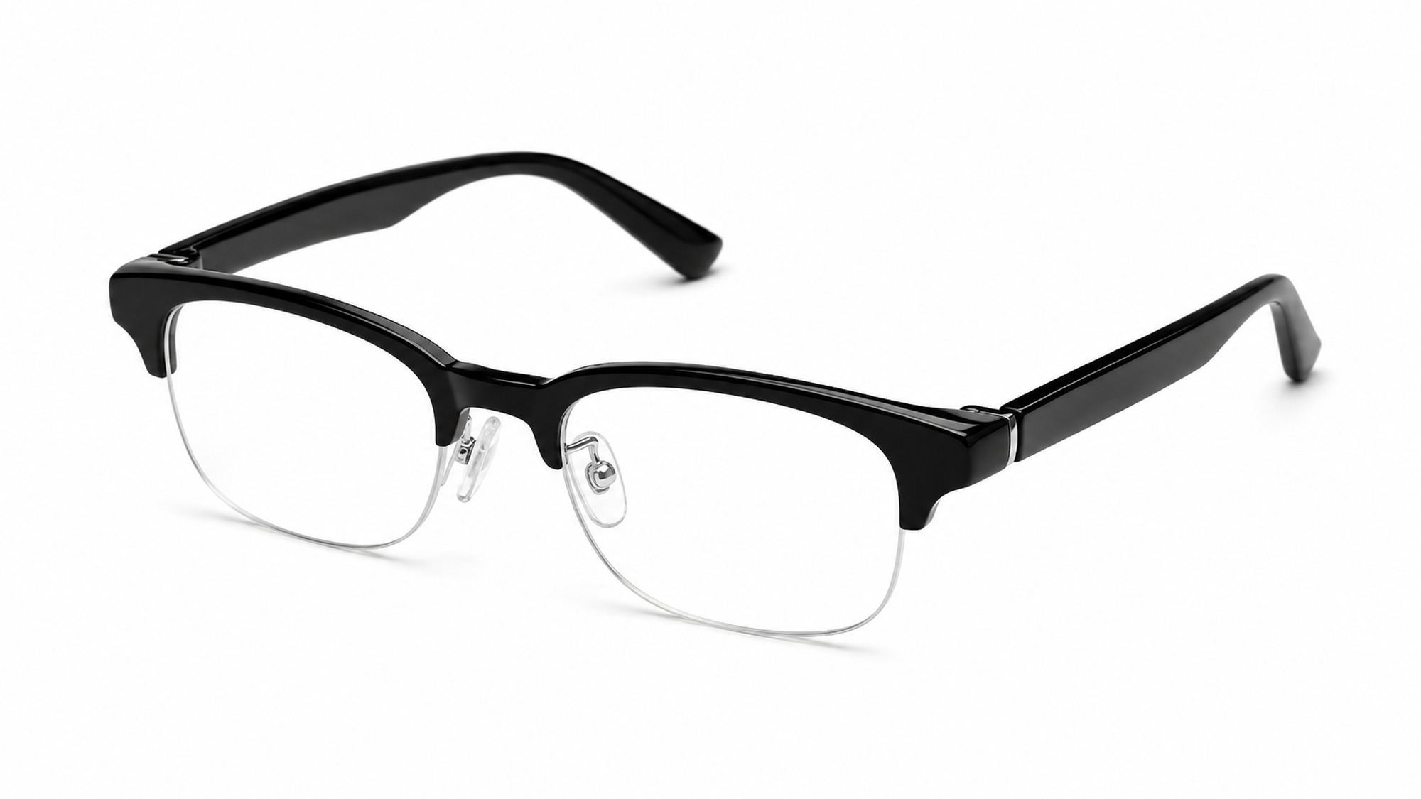 Huawei AI Glasses design details showing titanium alloy hinge mechanism and 6.25mm ultra-thin temple profile with hidden camera lens